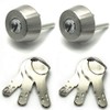 Goal D-TX40-37 2 Identical D9 Cylinder Cylinder Lock with 6