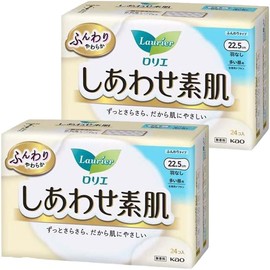 Bare Skin, Soft Type, For Many Days, 8.9 inches (22.5 cm), No Feathers, 24 Pieces x 2 Packs (48 Total)