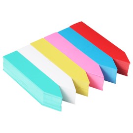 Manmel 300 Pcs Plastic Plant Nursery Garden Labels 6 Colors 4 Inch Pot Marker Garden Stake Tags Waterproof Plant Markers