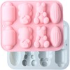 AIBOYA 8 Cavity Corn Pig Silicone Candy Molds For Chocolate Candy Set Of 2