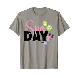 Spa Day Birthday Girl’s Spa Day Nail Polish T-Shirt