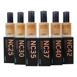 Base Maquillaje Maestro Touch Mate Fps15 De Alta Cobertura