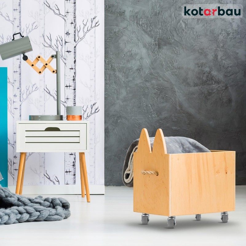 Kotarbau Set of 4 Furniture Castors Diameter 40 All Shelves