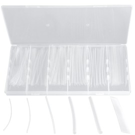 Bestgle Shrink Tubing 150 Pieces Heat Shrink Tubing Set Heat Shrink Tubing Set Wire Protection Tubing 6 Sizes Waterproof Insulation Tubing Transparent Tubing Tubing High Flame Retardant Insulation