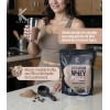 Proteína Whey Moca Kardagar De 1kg Rinde 33 Porciones 28gr