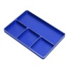 Ongwan Screw Tray Aluminum 4 Grid RC Repair Screw Tray