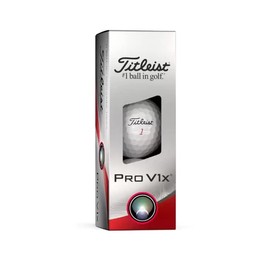 Titleist Pro V1x Golf Balls, White (One Dozen)