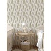Illustrated Evergreen Forest Peel and Stick Wallpaper (Single Sheet -