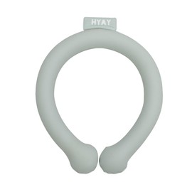HYAY 2024 Model Cool Ring Neck Cooler, 66°F (25°C), Cold Sensation, Heat Stroke Prevention, Cool, Pale Blue, M