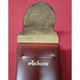 Brand New Pickett Slide Rule Genuine Leather Case Only Brown - USA Made - NEW