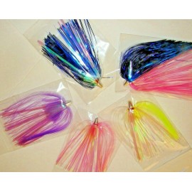 Extreme Offshore 5 Saltwater Fishing Lure Mylar Bait Offshore Trolling Ono Mahi Dorado Tuna Wahoo - Pink/Crystal Flash