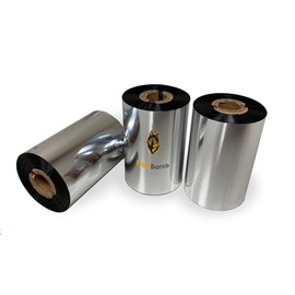 36 Rolls (Full Case) Wolfbarco 2.24" x 361' (57mm x 110m) Premium Wax/Resin Thermal Transfer Ribbon for Label/Oil Change Sticker for GoDex RT200i, RT230i, Core Size 1/2", CSO (Coated Side Out)