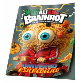 Generico SKIFIDOL Italian Brown Red Exclusive Album + 10 Sealed Bags - Trading Card Game Collection 2024