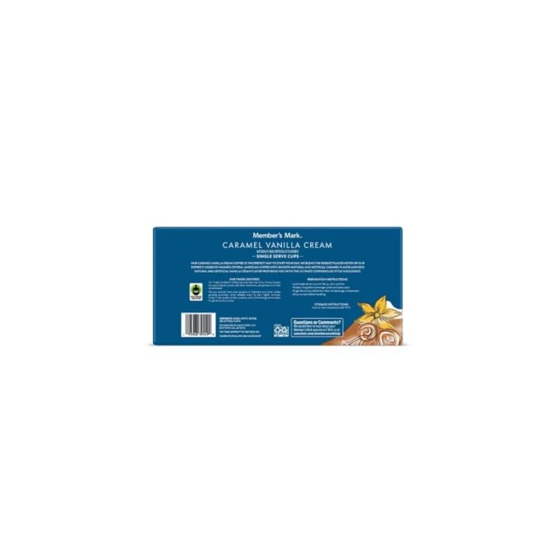 Medium Roast Coffee Pods, Caramel Vanilla Cream, 80 ct.
