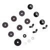 18PCS Cymbal Replacement Accessories HiHat Clutch Felt Cymbal Sleeves with