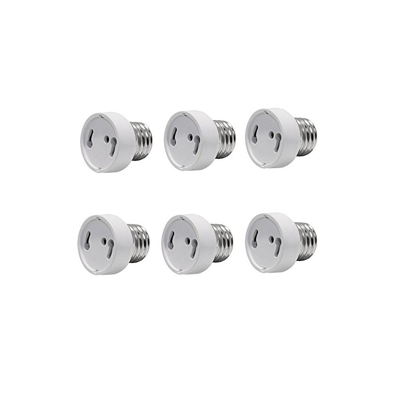 TWDRTDD 6 Pcs E26/E27 to GU24 Adapter - E26/E27 Edison