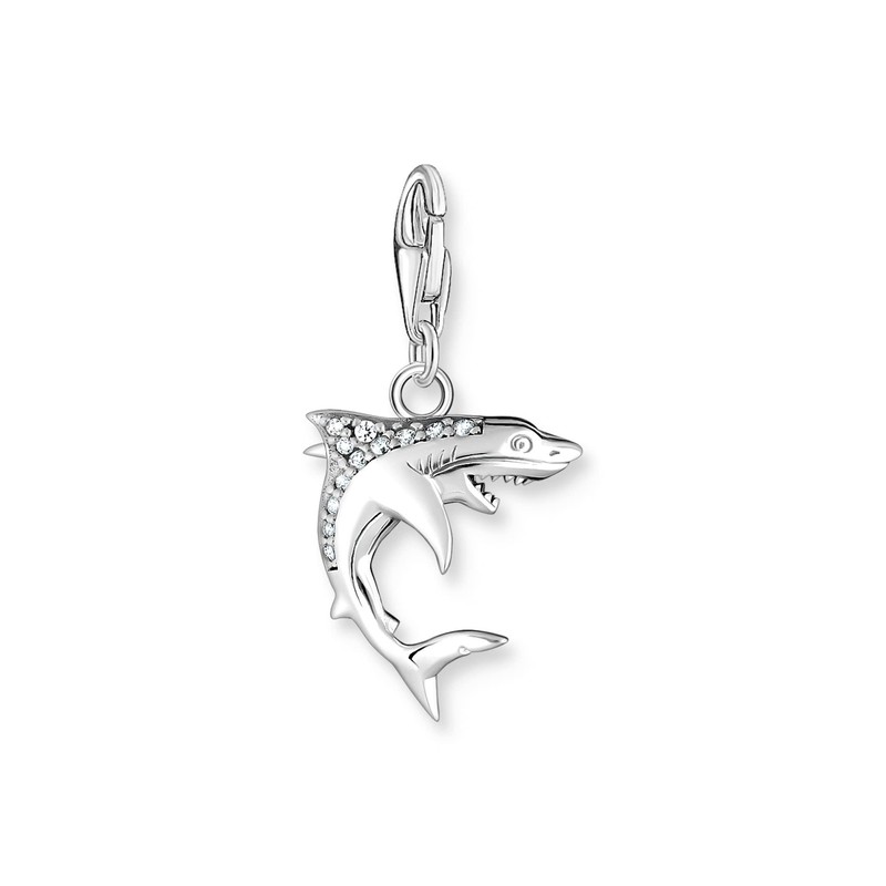 Thomas Sabo Collection Sea Charm Pendants, Sterling Silver, Cubic Zirconia