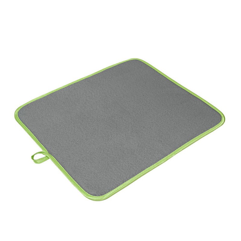 Metaltex Softex Drying Mat, Outer: 100% Polyester, Green/Grey, 40 x