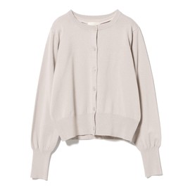 Beams Heart, L/S Knit p/No-Three, T-shirt x Carde, Women's, beige, (greige), Free size