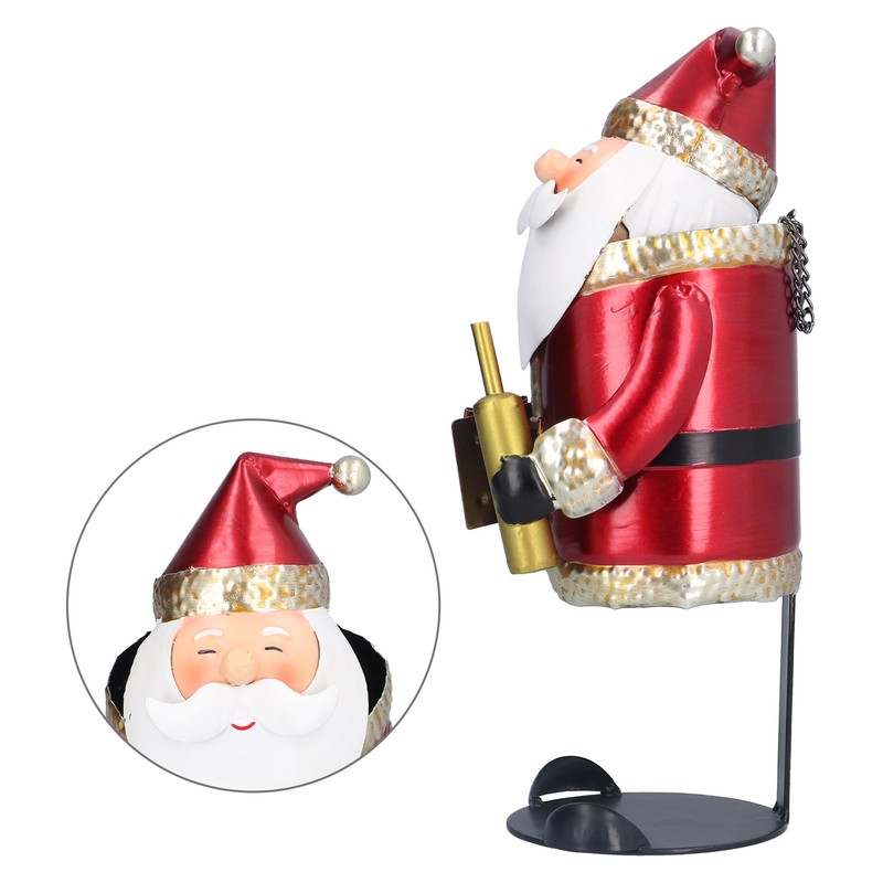 Santa Claus Wine Rack Innovative Dinning Table Decoration Ornament for