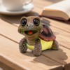 Toparad Toparad 4 Inch Turtle Statues Garden Decor, Resin Sea