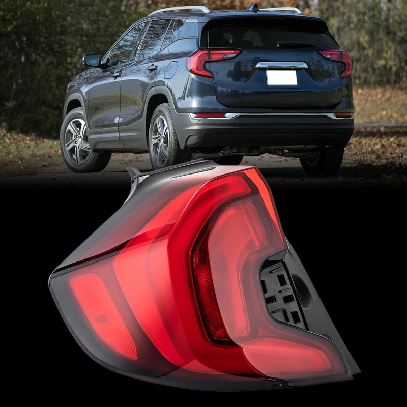 Clidr LED Tail Light Compatible with 2018-2021 GMC Terrain SLE
