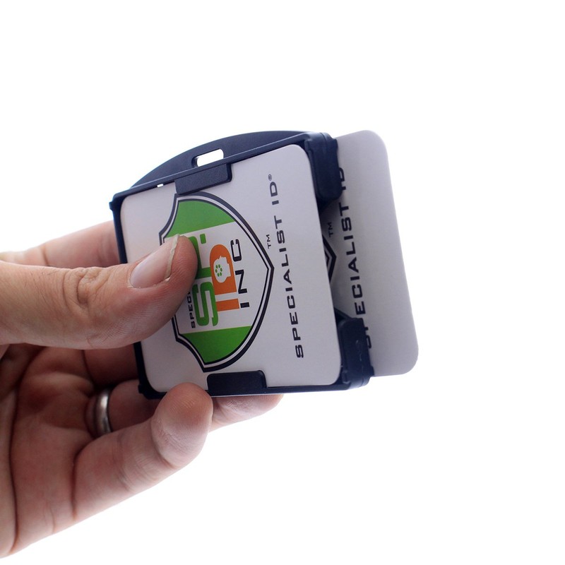 Metal Detector Friendly Lanyard with Badge Holder - 2 Card