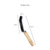 2-Pack Wooden Handle Crevice Cleaning Brush – Hard Bristle Grout