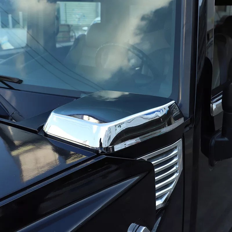 ACRT ABS Chrome Engine Hood Side Air Intake Vent Trim