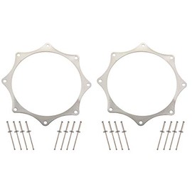 Stainless Exhaust Trim Rings for 4.5 exhaust w/rivets Turbo Supercharger 5.0" ID