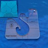 YICBOR Heart Border Template for Quilting Fits Inside FMQ Grip