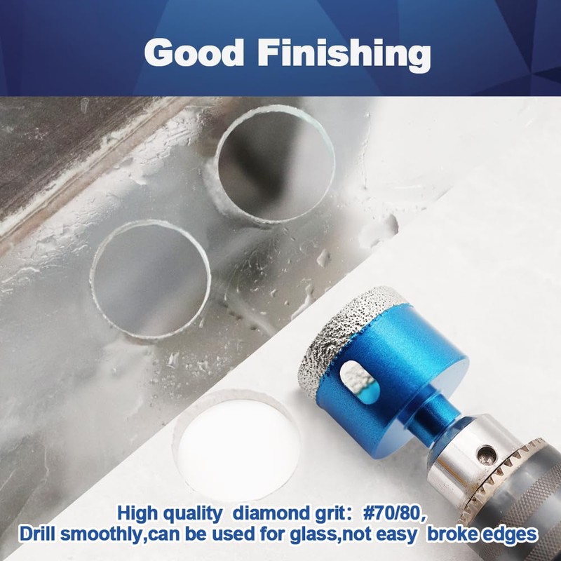 1-3/8 Inch Diamond Drill Bits Glass Hole Saw Drill Bit