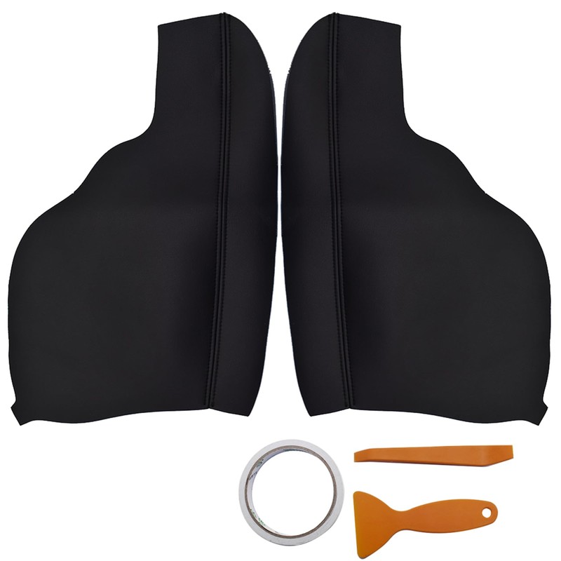 labwork 2pcs Door Armrest Replacement Cover Leather Replacement for Honda