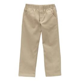 unik Boy's Uniform All Elastic Waist Pull-on Pants BU03 Khaki 6