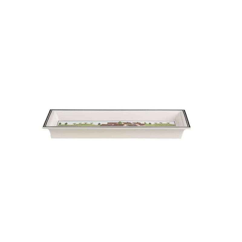 Villeroy und Boch Design Naif Gifts Rechteckige Schale, Premium Porzellan,