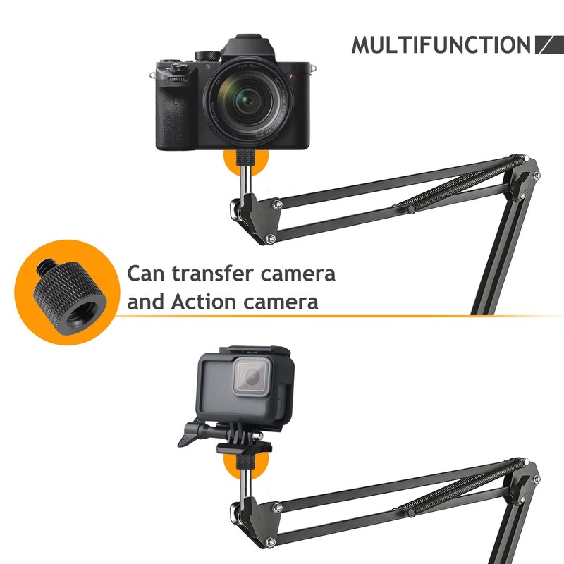 Frgyee Threaded Adapter 3/8 to 1/4 Camera Thread Screw Adapter