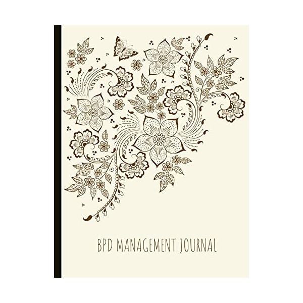 BPD Management Journal: Beautiful Journal To Track Various Moods and