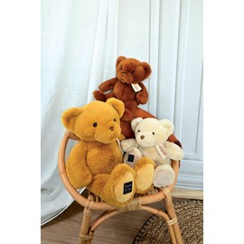 Histoire d'ours - Plush Bear - The Teddy Bear - Vanilla - 28 cm - Super Soft Plush Chew Toy for Kids Girls and Boys - Gift Idea for Birth, Christmas, Birthday - HO3223
