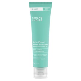 Paula's Choice CALM Barrier Protect Mineral Sunscreen SPF 30 - Calms Redness & Prevents Signs of Sensitivity - Suitable for Sensitive Skin - with Titanium Dioxide - All Skin Types - 60 ml