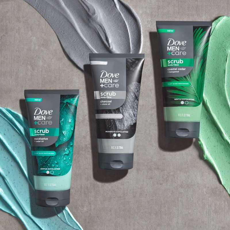 DOVE MEN + CARE Body and Face Scrub Eucalyptus Deeply
