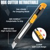 TIFICAL 16 Pack Box Cutter Retractable, 9mm Wide Utility Knife,
