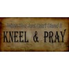 Kneel & Pray Photo License Plate