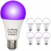 LeMeng - UV LED Black Lights Bulb 9W Ultraviolet A19,
