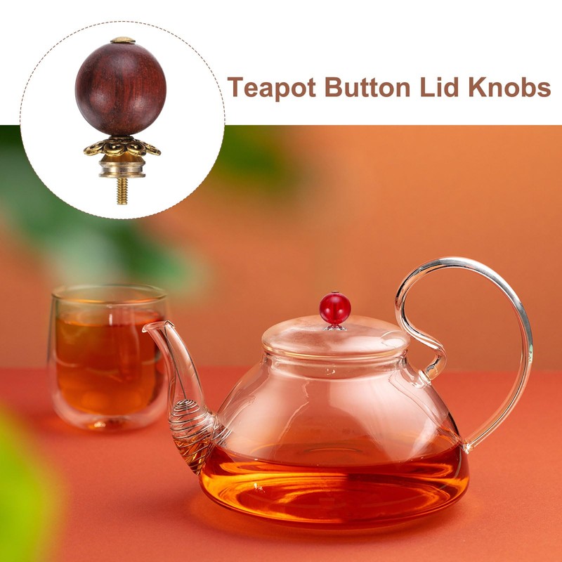 sourcing map Teapot Button Lid Knobs Tea Kettle Pot Cover