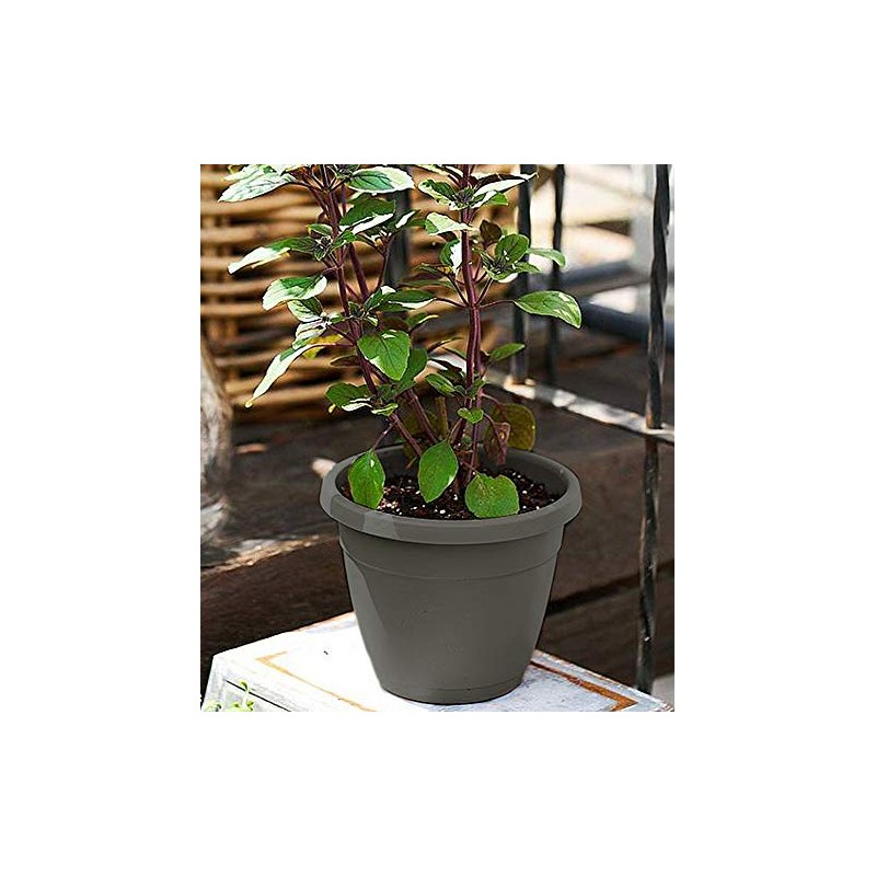 Emsa Flower Pot, Column Shape, 30cm, Granite Grey, City, 517603