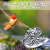 SHAOAN Hummingbird Spoon Ring S925 Sterling Silver Vintage style Ring