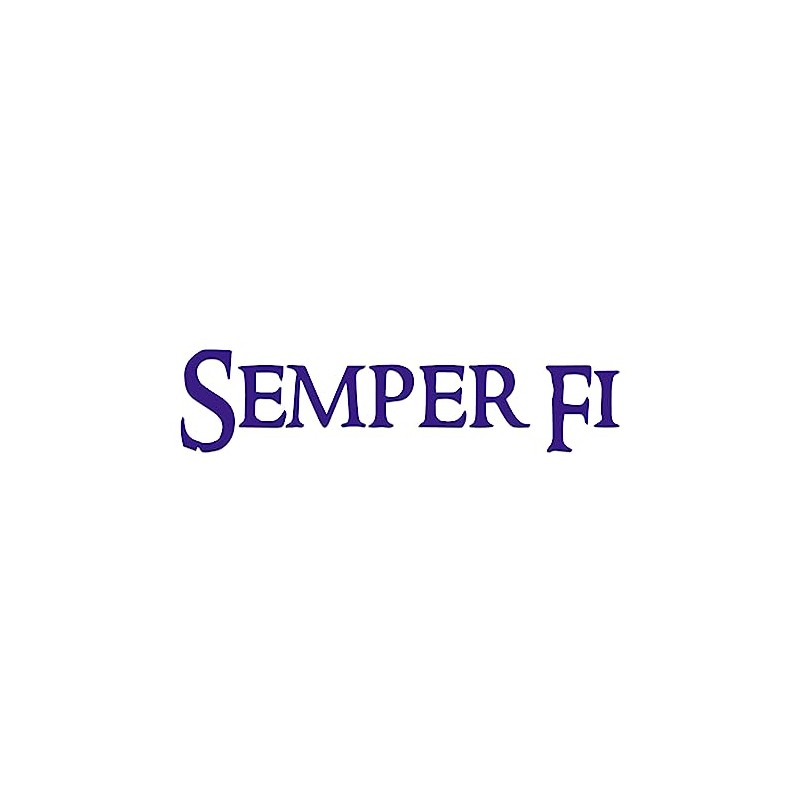 Bargain Max Decals - Semper Fi Marines Sticker Decal Notebook