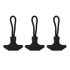 DGBRSM 3PCS T-Shaped Durable Zipper Pull Cord Suitable T-Type Durable Zipper Puller for Backpack Luggage Freezer Bag Sports Equipment