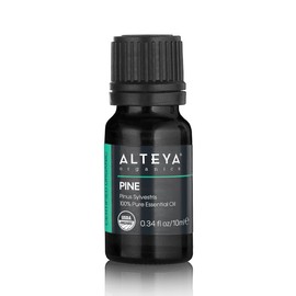 Alteya Organic Pine Oil (Pinus sylvestris) 10ml - 100% USDA Certified Pure Natural Pine Essential Oil