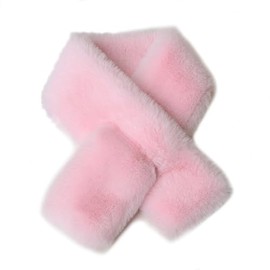 Chunky Scarf Oversized Fluffy Scarves Blanket Big Wool Thick Winter Warm(Pink)